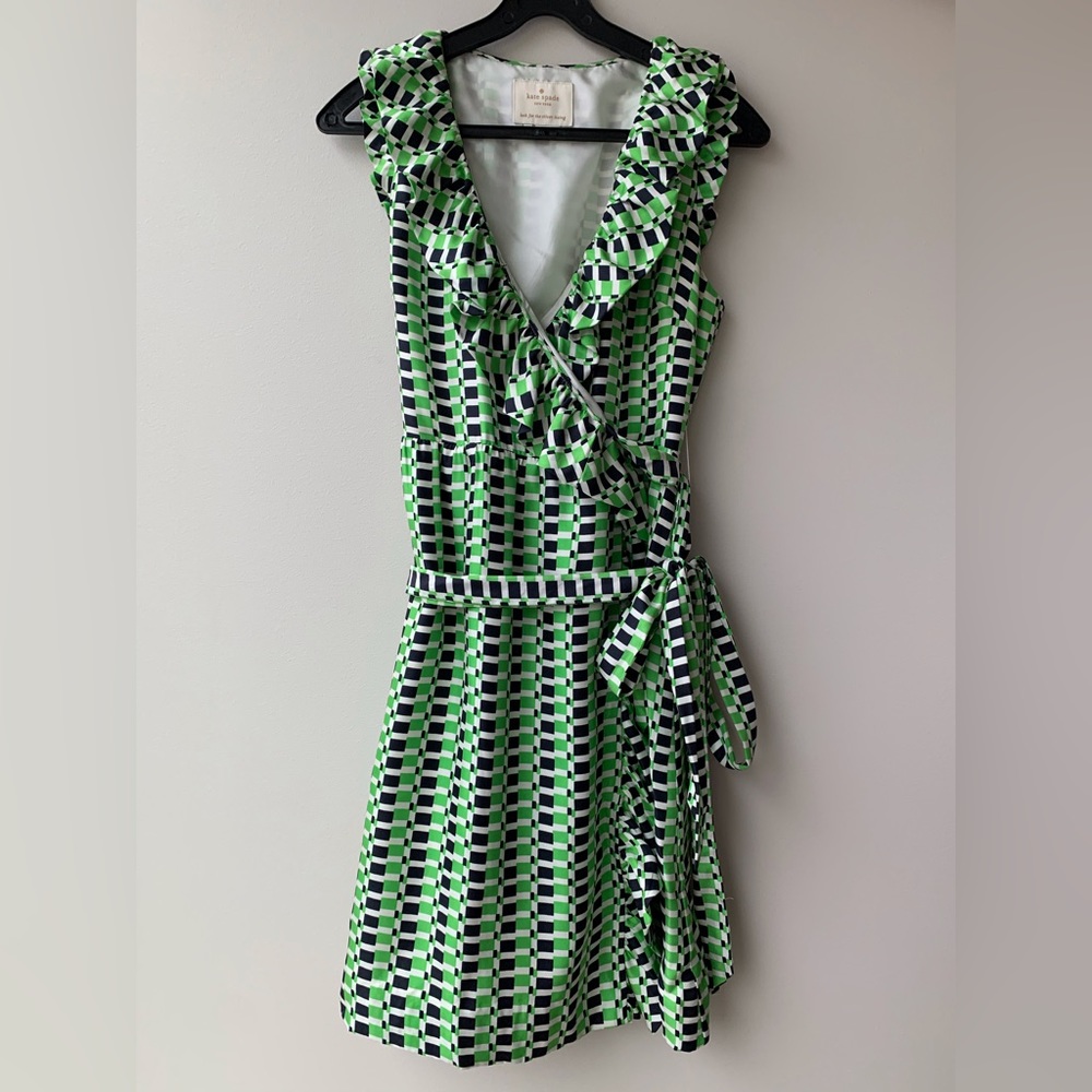 Kate Spade Green Silk Dress